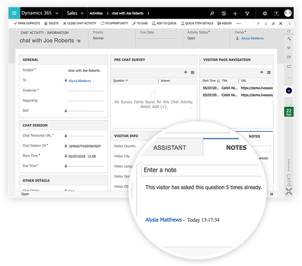 screenshot of CafeX Suite